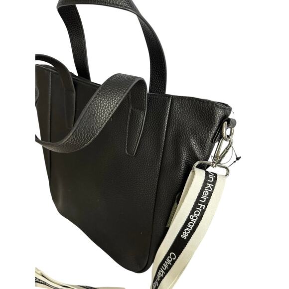 Celvin Klein Small Black tote With Sports Strap - Picture 1 of 15